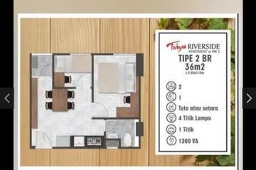 Dijual Rugi Unit Gandeng di Apartemen Tokyo River Side Pik 2 - Luas 36m2 + 21m2