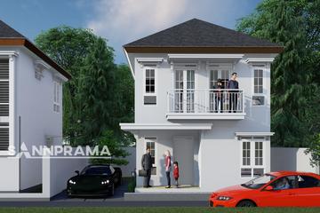 Jual Rumah Mewah 2 Lantai di Dalam Perumahan Tanah Baru Depok - Desain Klasik Modern