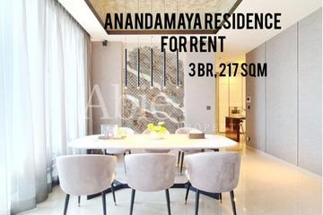 Anandamaya Residences at Sudirman for Rent, 3 BR, 217 sqm, Furnished, Ready to Move in - YANI LIM 08174969303