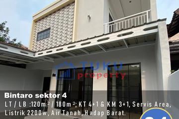 Dijual Rumah Bintaro Sektor 4 Siap Huni dekat Al-Azhar Bintaro - 4+1 Kamar Tidur