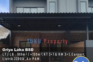 Jual Rumah Griya Loka 4 Kamar dekat Sekolah Santa Ursula BSD City
