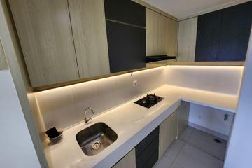 Sewa Apartemen Orange County Lippo Cikarang - 2BR Full Furnished Bathtub