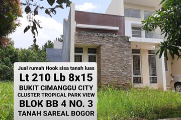 Tanpak depan dan sisa lahan tanah samping bisa untuk bangunan baru