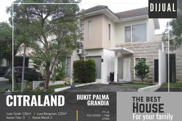 Jual Rumah 3 Kamar Siap Huni, CitraLand Bukit Palma Grandia, Surabaya