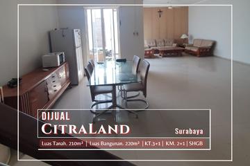 Jual Rumah 2 Lantai Bagus Siap Huni di Citraland Surabaya - LT 210m2, LB 220m2