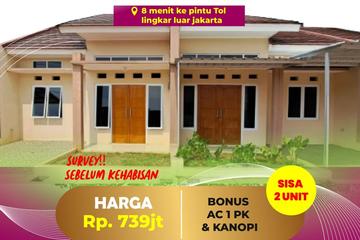 Jual Rumah Siap Huni Strategis Hanya 5 Menit ke Komsen Jatiasih