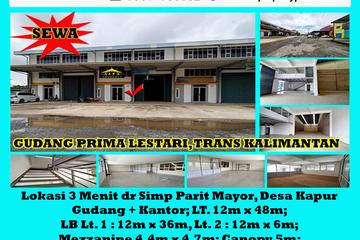 Alfa Property - Sewa Gudang Plus Kantor Siap Pakai di Prima Lestari Trans Kalimantan Kota Pontianak