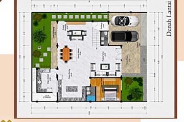 Alfa Property - Dijual Rumah di Komplek Glow De Paris Pontianak - 5 Kamar Tidur