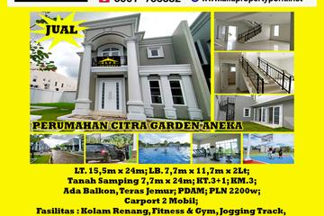 Alfa Property - Dijual Rumah di Citra Garden Aneka Pontianak - 2 Lantai, 3+1 Kamar Tidur, LT 372m2, LB 180m2