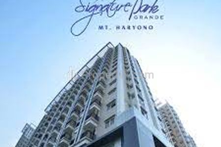 Jual Apartemen Signature Park Grande Cawang, Fasilitas Bintang Lima, Harga Diskon Abis