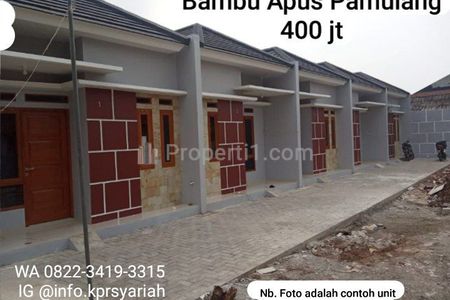 Jual Rumah 1 Lantai Murah di Bambu Apus dekat Unpam Pamulang