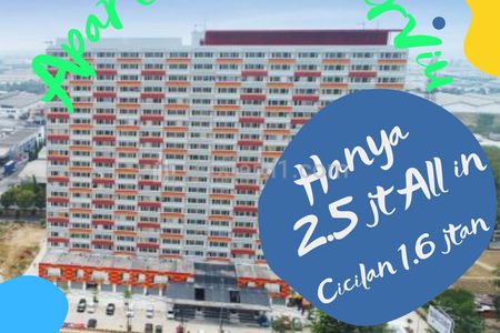 Jual Apartemen Riverview Residence Cikarang - DP 0 Booking 2.5 Jt