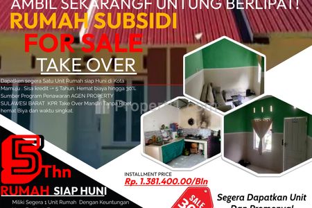Jual Rumah 2 Kamar di Kota Mamuju Sulawesi Barat