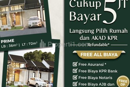 Rumah Baru Dijual - Promo Free DP dan Proses Rumah - CENDANI LIVING Sidoarjo