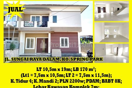 Jual Rumah Spring Park Kota Pontianak - Alfa Property