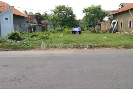 Jual Tanah Pinggir Jalan dekat Jalan Pantura Cikampek - Cocok Bangun Gudang