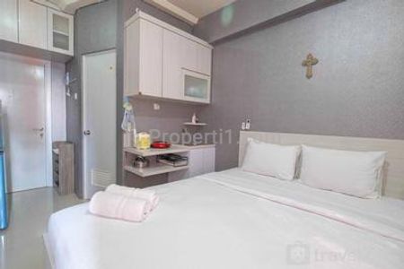 Disewakan Tahunan Apartemen The Green Pramuka City Tower Chrysant Type Studio Furnished