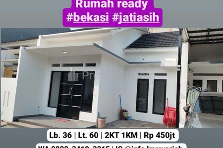 Dijual Rumah Ready 2 Kamar di Jatisari Jatiasih Bekasi