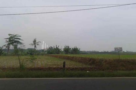 Dijual Tanah untuk Bangun Gudang atau Ruang Usaha di Pinggir Jalan Raya Binong Subang Jawa Barat