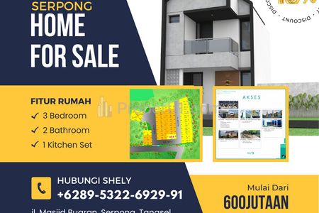 Dijual Hunian Terbaru dan Murah PROMO Hanya di Uniqo Cluster Serpong