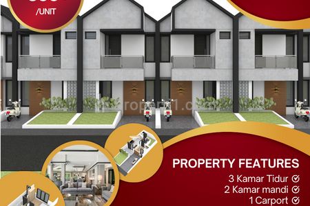 Dijual Hunian Murah dekat dengan Akses Perkantoran di Area Serpong
