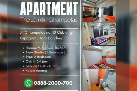 Sewa Harian/Mingguan/Bulanan Apartemen Jarrdin Cihampelas - Harga Murah dan Terjangkau, Fasilitas Lengkap