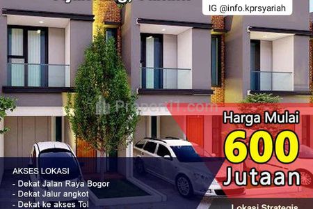 Dijual Rumah 2 Lantai di Cijantung Pasar Rebo Jakarta Timur - Deco Residence