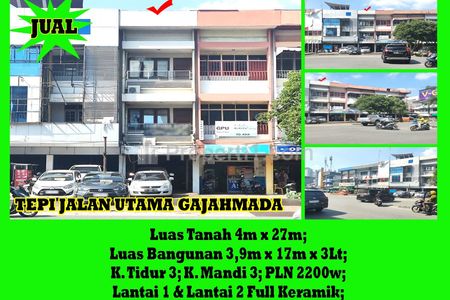 Dijual Ruko di Jalan Utama Gajah Mada Pontianak - Alfa Property
