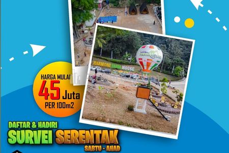 Dijual Tanah Kavling Murah View Pegunungan Strategis Cariu Bogor Timur