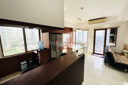 Sewa Apartemen Sudirman Park di Jakarta Pusat - 2 BR Full Furnished, dekat Bundaran HI dan MRT - Kode 071