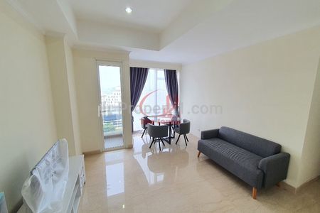 Dijual Apartemen Menteng Park di Cikini Jakarta Pusat - 2 Bedroom Full Furnished, dekat Taman Ismail Marzuki - Kode 084