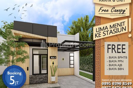 Dijual Rumah Milenial Modern Acropolis City @Cibinong