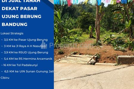 Dijual Tanah di Jalan Sekehonje dekat Pasar Ujung Berung Bandung