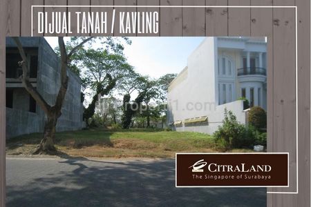 Jual Tanah Kavling Citraland Surabaya di Raya Bukit Golf Internasional