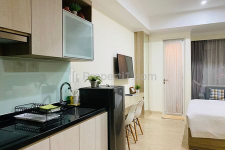 Sewa Apartemen Menteng Park Tower Sapphire - Studio Full Furnished, dekat Grand Indonesia dan Plaza Indonesia - Kode 0115