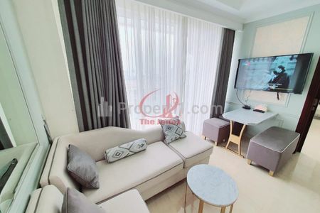 Disewakan Cepat Apartemen Menteng Park - 2 BR Furnished, dekat Taman Ismail Marzuki