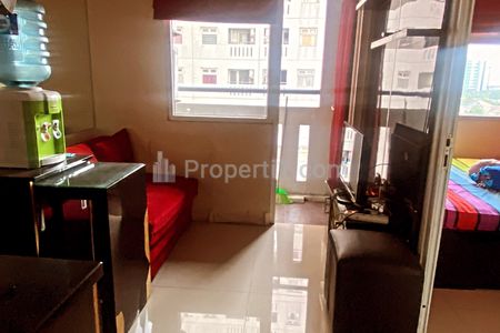 Jual Apartemen Green Pramuka Tower Bougenville - 2 Kamar Furnished, Lantai Rendah