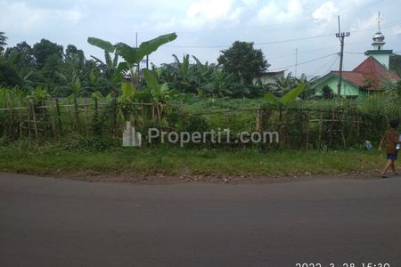 Jual Tanah Pinggir Jalan Posisi Hook di Cimahpar Bogor Kota - Luas 998m2 SHM