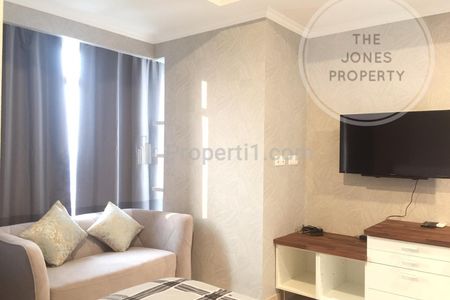 Disewakan Apartemen Menteng Park Tipe 1 BR Full Furnished dekat Taman Ismail Marzuki - Kode 0125