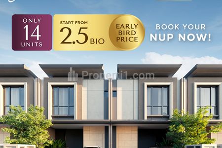 Dijual Cluster Mewah Termurah di Jakarta Timur - Asya Sentarum Jakarta Garden City - Harga Rp 2,5M-an