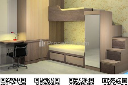 Disewakan Apartemen Studio di AEROPOLIS Tower A - dekat Bandara Soetta | Full Furnished dan Ekonomis