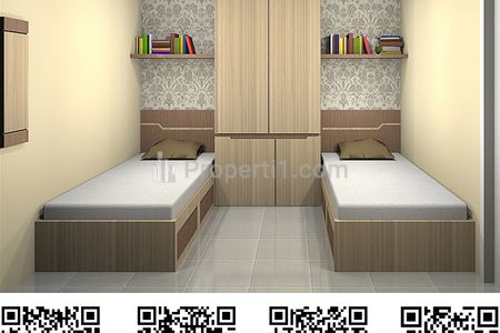 Disewakan Apartemen Studio di AEROPOLIS Tower B - dekat Bandara Soetta | Full Furnished dan Ekonomis