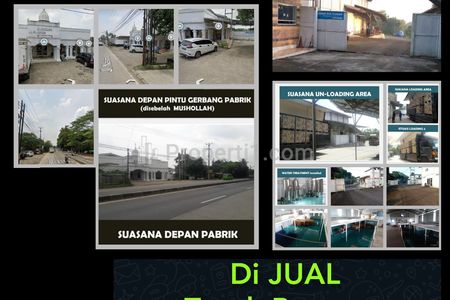 Jual BU Cepat Tanah Bonus Pabrik Air Kemasan di Kemang, Parung, Bogor