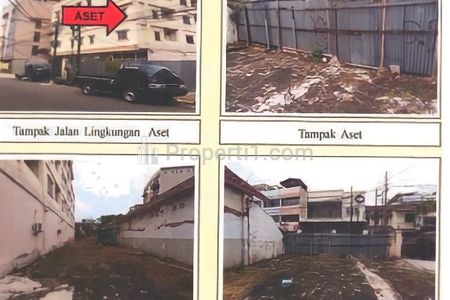 Dijual Tanah Kosong Newton Residence, LT 341 m2 di Jl Petojo Utara VII Gambir Jakarta Pusat (Aset Pailit)