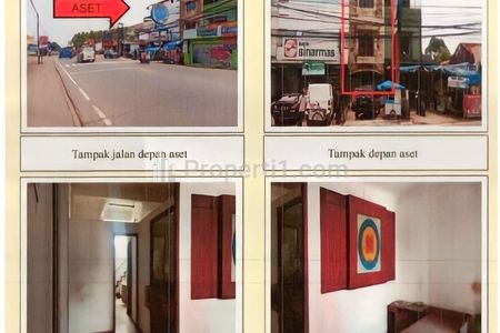 Jual Ruko 3 Lantai dengan Luas Tanah 133m2 di Jl Raya Wangun Desa Sindangsari Bogor (Aset Pailit)