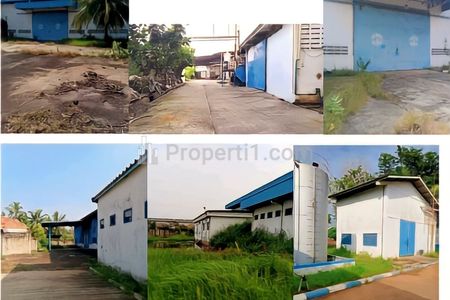 Dijual Pabrik dekat Kota dengan Luas Tanah 86.345 m2 di Jl Raya Curug Kosambi Karawang (Aset Pailit)