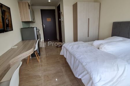 Disewakan Apartemen Menteng Park Cikini - Studio Full Furnished, dekat Taman Ismail Marzuki - Kode 0194