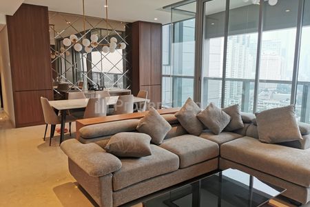 Sewa Apartemen Casa Domaine (Shangri-La Hotel Area) Jakarta Pusat - 3 BR Fully Furnished