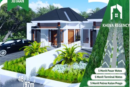 Jual Rumah di Wates dekat Polres Kulon, Progo, Jogja - Perumahan Kheva Regency