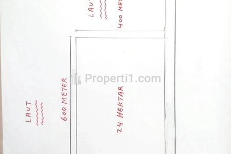 Jual Tanah Sangat Luas Pinggir Pantai di Camplong Sampang Madura